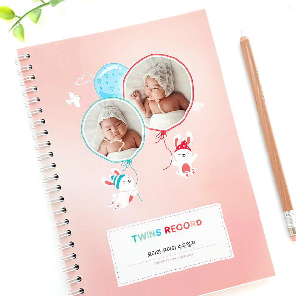 아트박스 아트박스/제이밀크 둥실둥실 토끼둥이 쌍둥이 수유일지