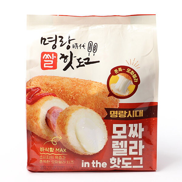 명랑시대외식청년차업협동조합 글로벌푸드 명랑 모짜렐라 치즈 핫도그 85g x 10