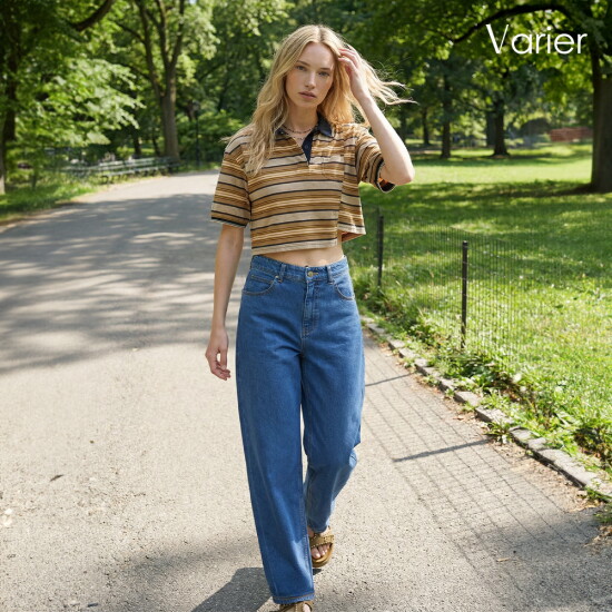 [베리에]26SS 이네스 썸머 배럴 데님 2종 