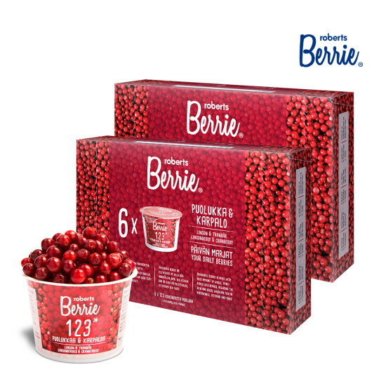 [로버츠베리에]로버츠베리에 링곤베리&크랜베리 123 2box(100ml x 12팩)