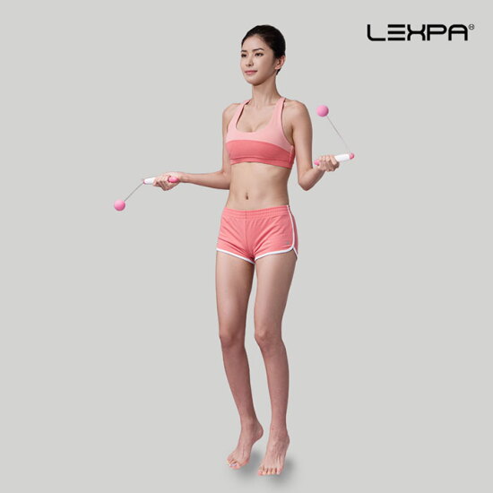 [렉스파]렉스파 YH-07 무선줄넘기 실내 유산소 카운터액정장착