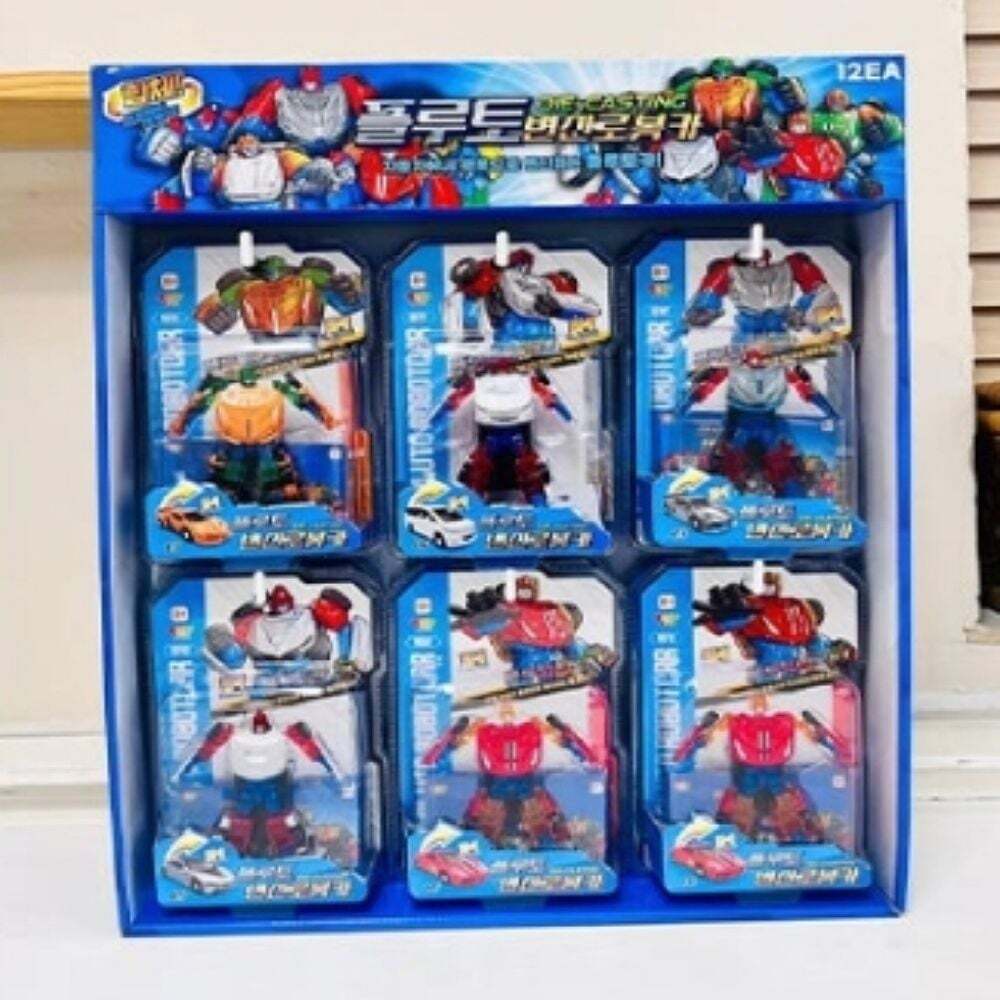 에이치플러스몰 변신로봇카 플루토 장난감 프라모델 완구 랜덤