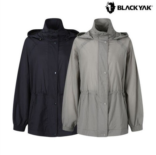 블랙야크레저 여성 봄여름 사파리 바람막이 루클라 중기장 후디자켓 (2 color) 1BYJKSU514IGD1
