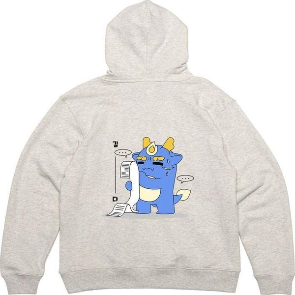 셀러허브(하프클럽) [하프클럽/셀러허브_여성트랜드패션]뒷면 드래곤 영수증 쇼핑 그림 프린팅