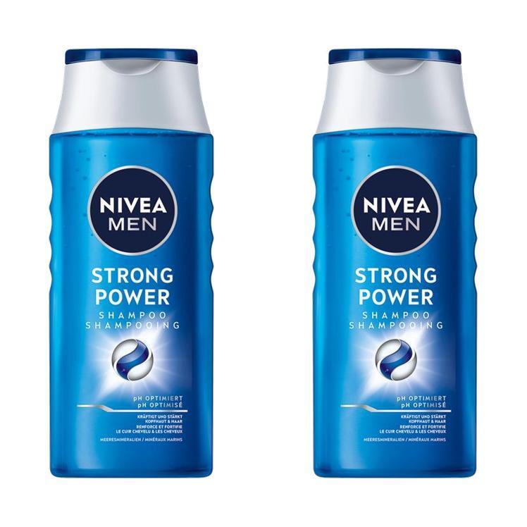 니베아(해외직구) [해외직구] 독일직구 Nivea 니베아 맨 스트롱 파워 샴푸 250ml 2팩