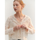 [모우트](모우트) LACE PUNCHING CARDIGAN_2colors (MO23SJK005)
