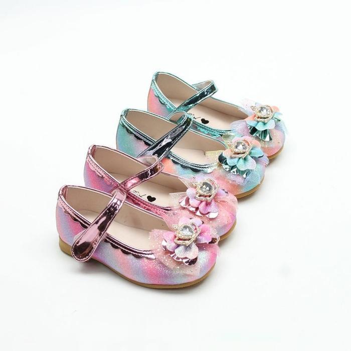 프롬슈그린 리에벳 컬러믹스 아동 플랫 구두