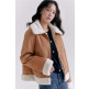 [로엠]카라 집업 무스탕 RMJLE4TR99