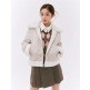 [로엠]카라 집업 무스탕 RMJLE4TR99