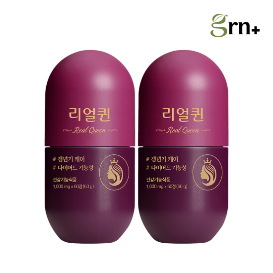 [지알앤][빠른배송] 갱년기 다이어트 리얼퀸 1+1 (2개월분 / 리얼퀸 2병)
