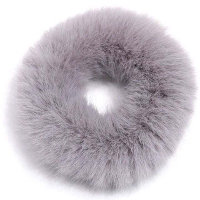 친절한탄씨 (5개묶음) 머리띠 인기 밍크 스크런치 털 감성 머리끈 페이크퍼