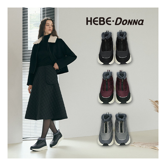 [헤베도나]O 헤베도나 25FW 여성 웜 부스터 방한 슈즈