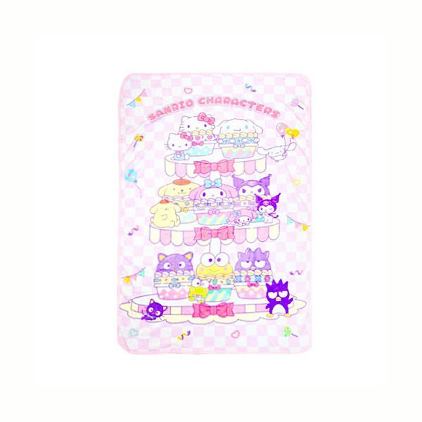 교보문고 탑탑리빙 산리오와친구들 체크 담요C57484