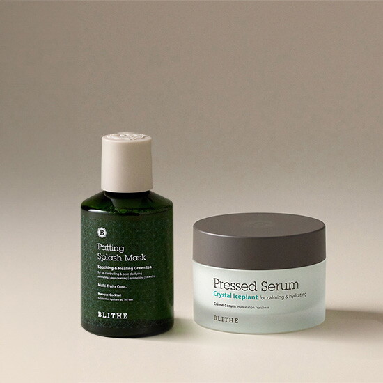 [블라이드]★엘라이브단독★ 블라이드 그린티 스플래쉬 세수팩 150ml *1 + 프레스드세럼 아이스플랜트 * 1