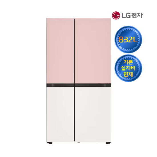 LG전자 [렌탈]LG전자 LG 디오스 냉장고 렌탈 832L S834PB35/60개월 의무사용