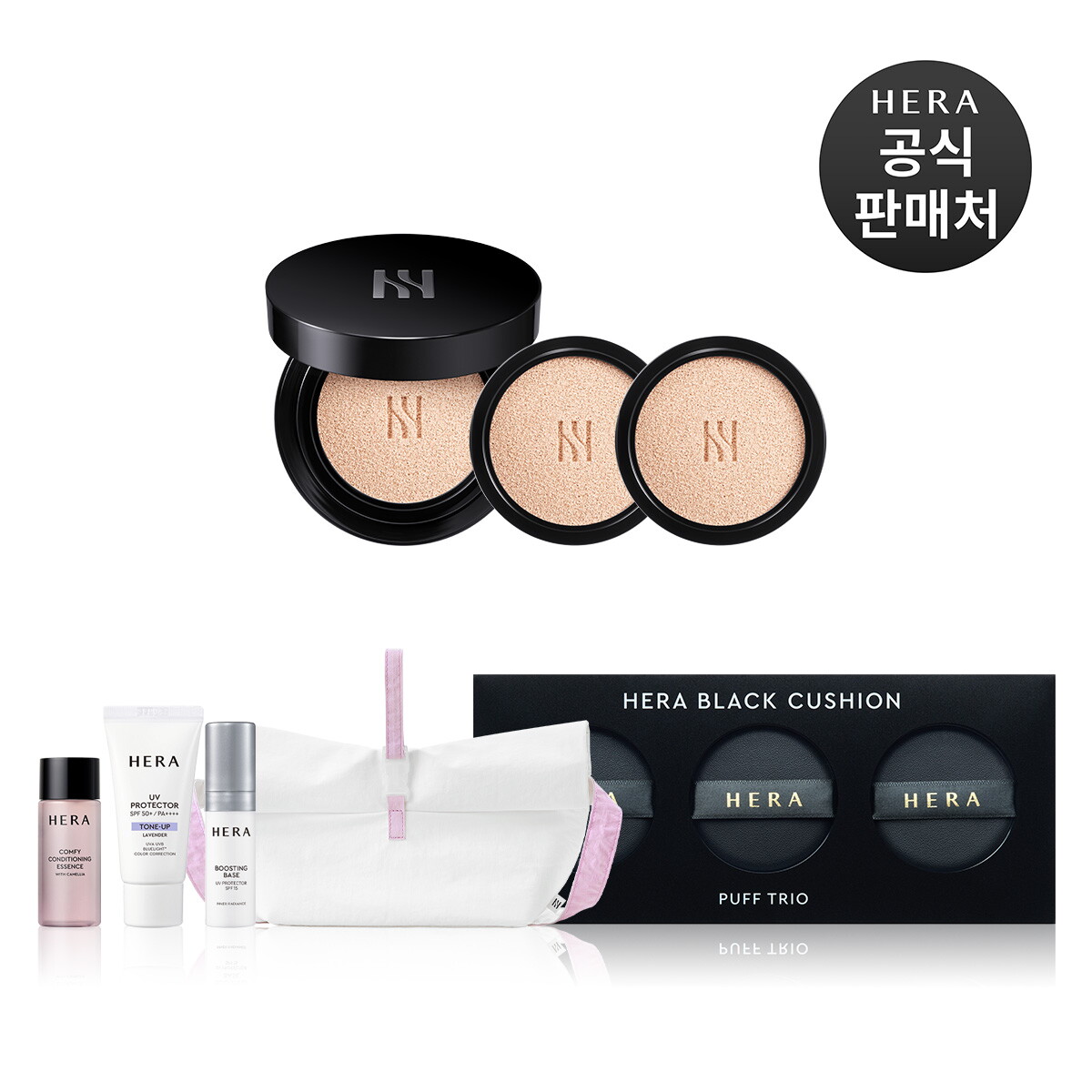 헤라 (단독) 블랙 쿠션 파운데이션 디럭스 SPF34/PA++ (본품15g+리필15gx2)