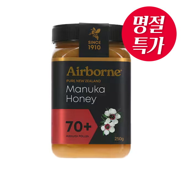 에어본 [명절특가] 에어본 70+ 뉴질랜드 마누카꿀 멀티플로랄 250g