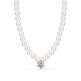 [도로시][도로시] 14k 모이사나이트 캐럿 스와진주 비드 목걸이(6mm)_2CT