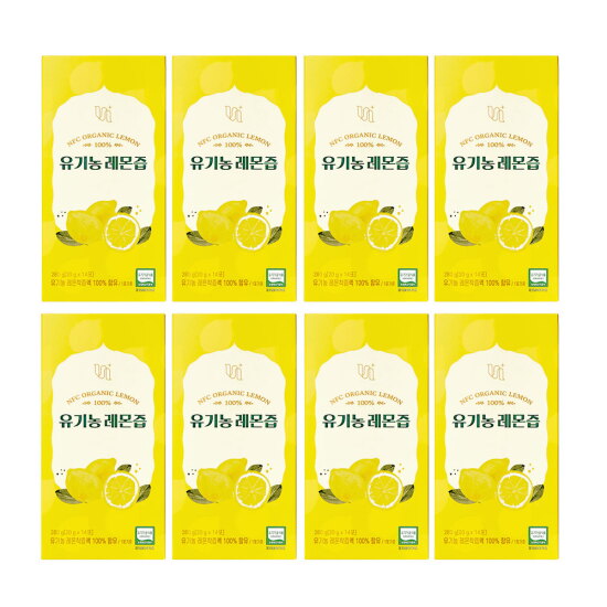 [비타민하우스]★방송중에만★비타민하우스 유기농 레몬즙 6+2박스(20g*14포*8박스)