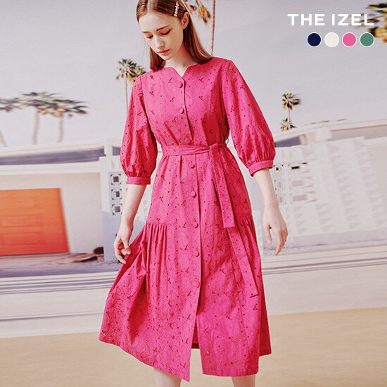 [THE IZEL]Summer Collection 아일렛 원피스