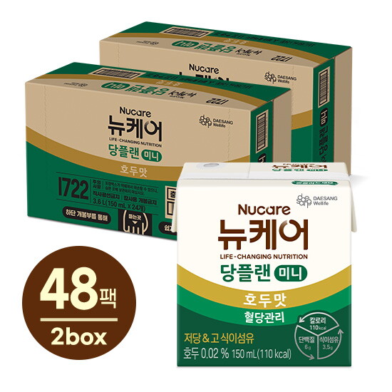[대상웰라이프][대상웰라이프] 뉴케어 당플랜 미니(150mlx24팩), 2박스