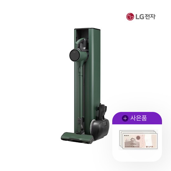 LG전자 [렌탈]LG전자 렌탈 LG 코드제로 엘지오브제 A9S 무선청소기 그린 AX9984GE 5년 42000/60개월 의무사용