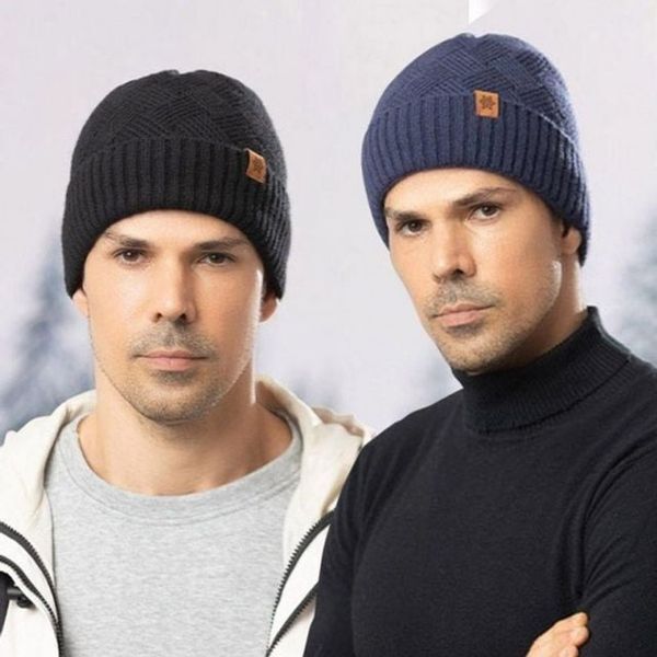 에이치플러스몰 [하프클럽/에이치플러스몰]여울 인기 남성 모자 기모 감성 안감 아가일 짜임 신