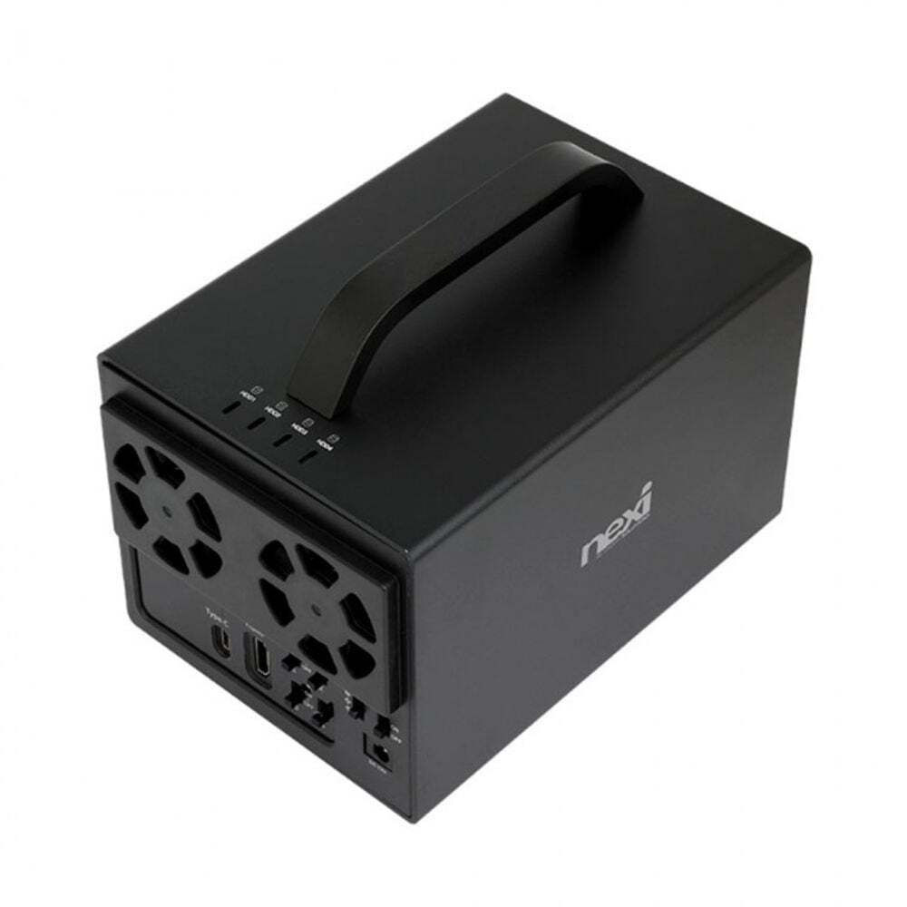 리버네트워크/넥시 오너클랜 USB3.1 C타입 GEN2 4베이 HDD 3.5형 데이터 스토리지 노트북 데스크탑 PC 컴퓨터