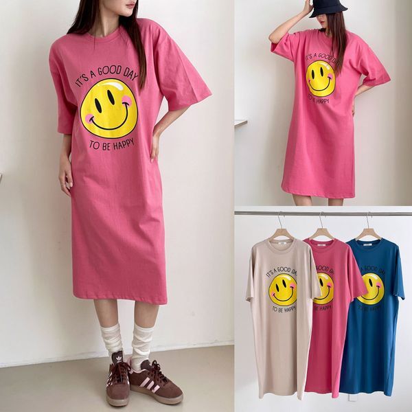 아이우먼 [하프클럽/아이우먼]위쉬몰 LI 굿데이스마일원피스(X508H603) 빅사이즈