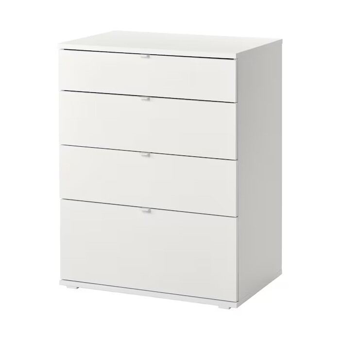 이케아 [이케아] VIHALS 비할스 4칸 서랍장 70x47x90cm/4단서랍/옷장/수납장/의류보관/드레스룸/침실가구