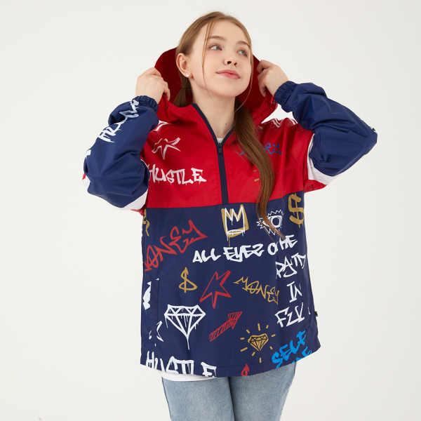 기타 [무니크영]S51801 무니크영 배색 포인트 바람막이 자켓