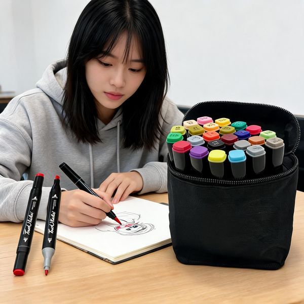 알티피아 [하프클럽/알티피아]마커펜 24색 유성 페인트 마카 미술 도구 드로잉 일러스트 데일리 작업용