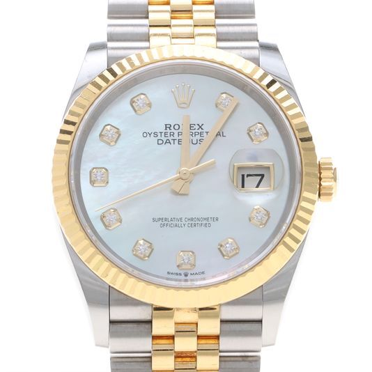 롤렉스 [중고] 로렉스 [구구스]중고명품 롤렉스 데이트저스트 다이아 콤비 시계 (126233) (NO 10268809)