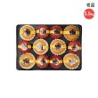[명품] 사과배 선물세트, 보자기포함 (사과6과, 배6과 총 5.5kg / 사과 개당중량: 306-375g / 배 개당중량 550-650g)