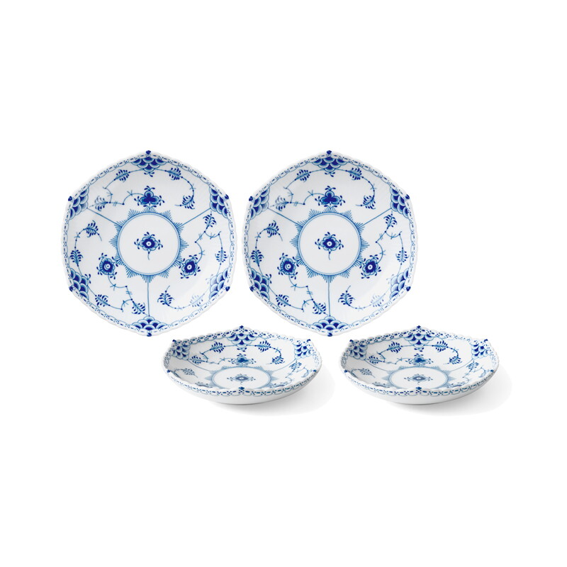 로얄코펜하겐 로얄코펜하겐 블루 풀 레이스 찬기 2인조 스타터 세트