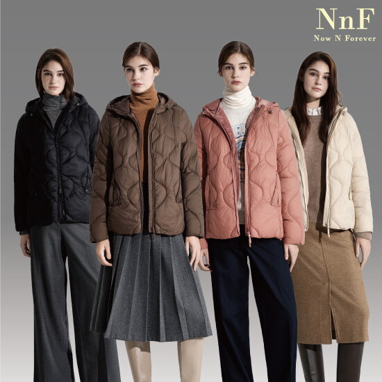[엔엔에프]25FW 여성 신클라우드 장기모 패딩_N503W