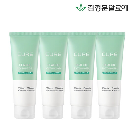 [김정문알로에][김정문알로에] 큐어 리알로에 수딩젤 150ml 4개