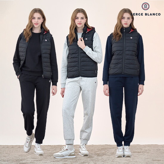 [세르즈블랑코]♥ [프랑스브랜드] 세르즈블랑코 24FW 여성 패딩베스트 셋업 3종