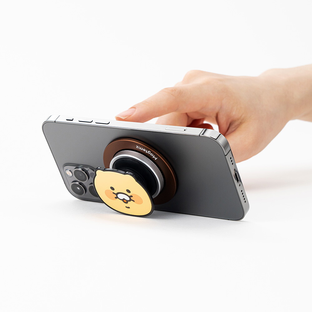 카카오프렌즈 카카오프렌즈 춘식이 얼굴형 그립톡+벨루가 홀더베이스