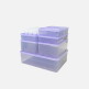 [땡스소윤]★시즌3★[물가안정세트] 냉동실용기 3200ml*1개, 1300ml*2개, 600ml*2개, 300ml*2개