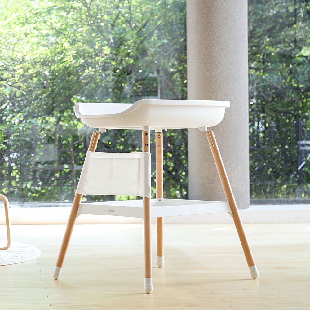 소베맘 [소베맘] 너도밤나무 원목 기저귀교환대 기저귀갈이대 (쿠션커버+앞주머니 포함)