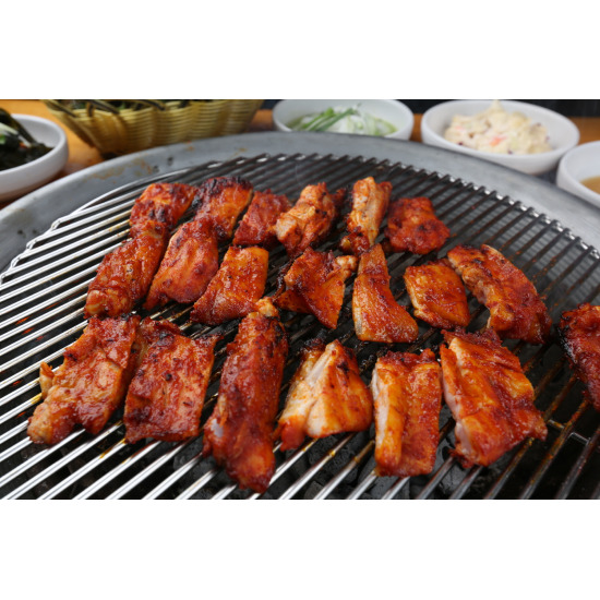 [황토집숯불닭갈비] 춘천 양념 닭갈비