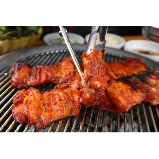 [황토집숯불닭갈비] 춘천 양념 닭갈비