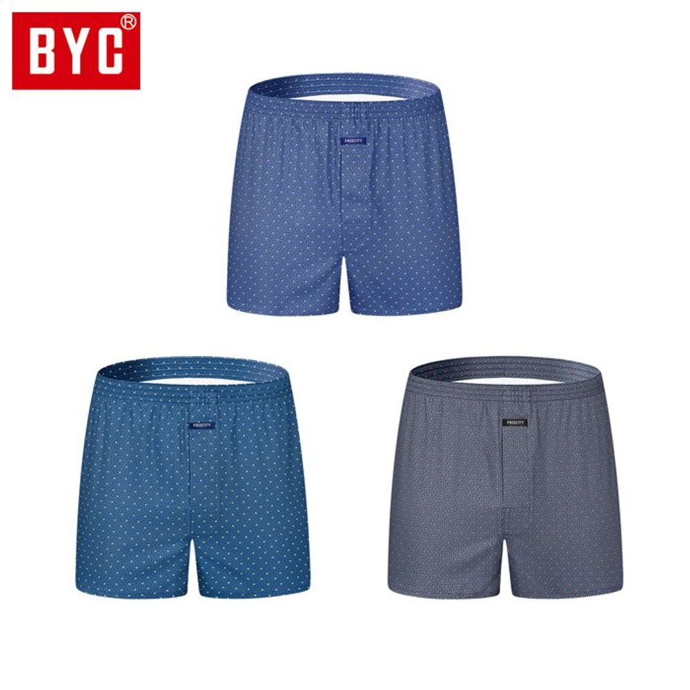석진케이 팬티 BYC 남성 프리시티스페셜 3매입 트렁크팬티 DOLG4009 사각팬티
