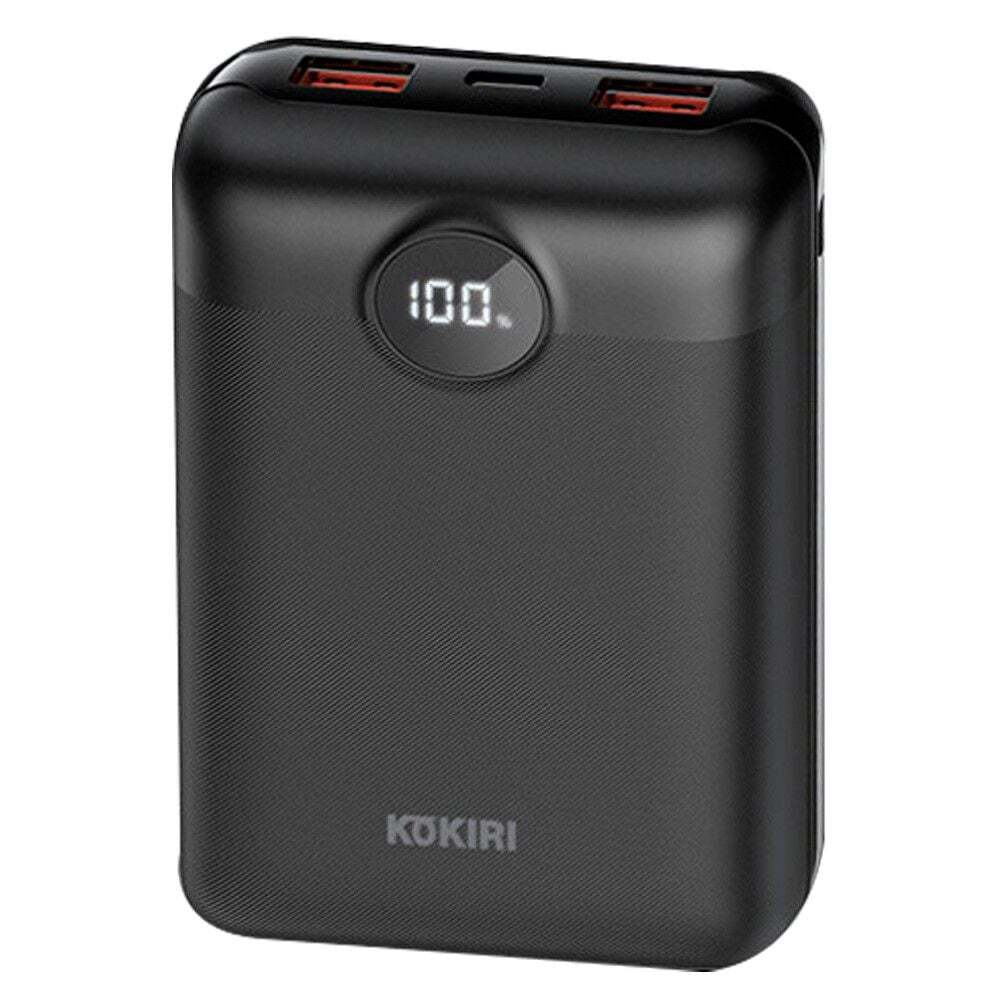 에이치플러스몰 JMds 코끼리 보조배터리 고속충전 LCD 20000mAh 3포트 (블랙)