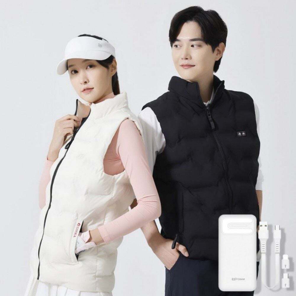 지오벤처스 발열 조끼 배터리 온열 가을 등산