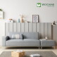 [우아미가구][착불]제니스 3인용 가죽 소파+스툴세트 3color*