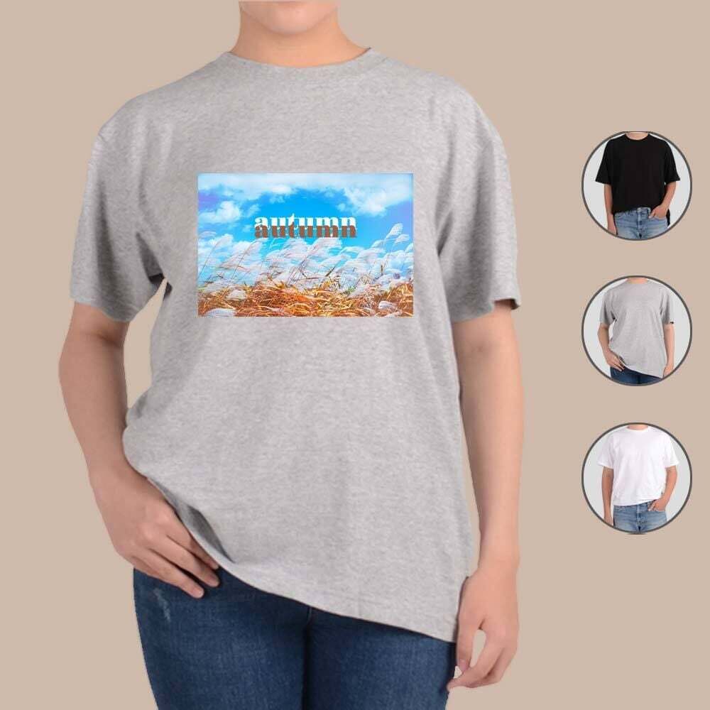 오너클랜 ATOGATO 단풍 낙엽 풍경 가을여행 2 맞춤 반팔티