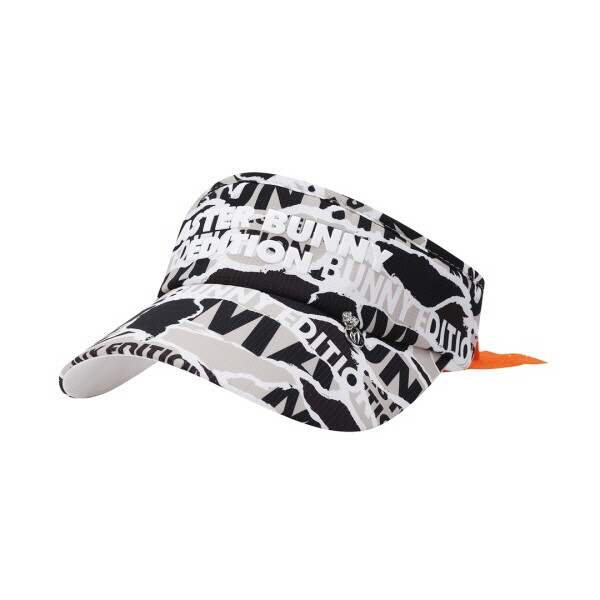 마스터바니 여성 패치워크 패턴 백 리본 썬바이저 (421E2CP405)