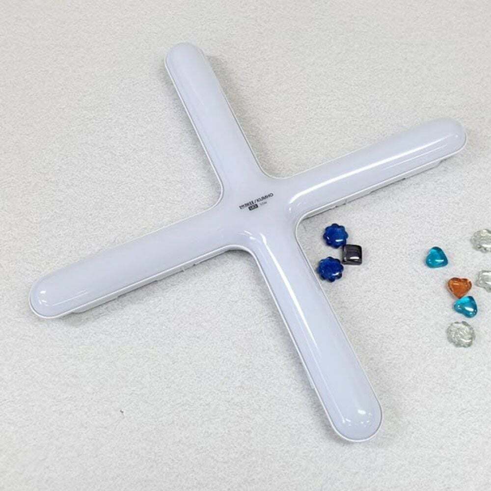 에이치플러스몰 주광색 램프 금호Led원형십자등50w p5065 조명 전구